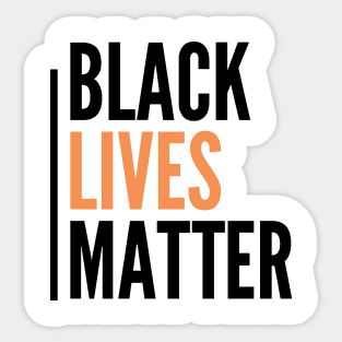 Black lives matter Sticker